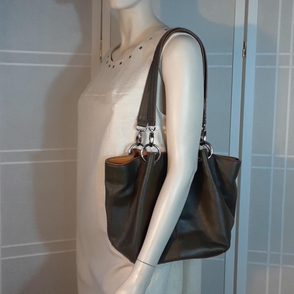Nine West faux leather hobo bag